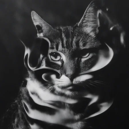 a cat , specular distortion <lora:SDXL_distortion_Sa_May:1>