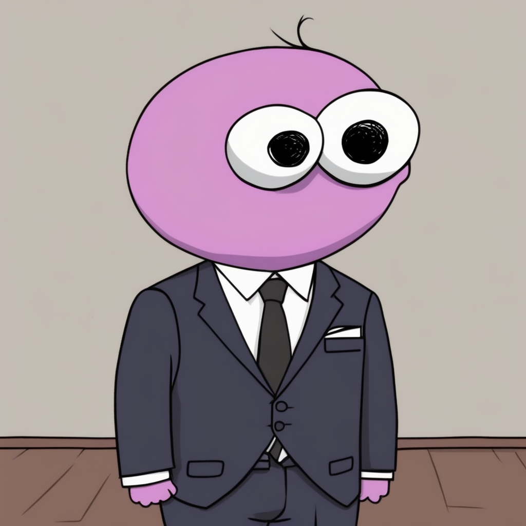pim, small suit and tie