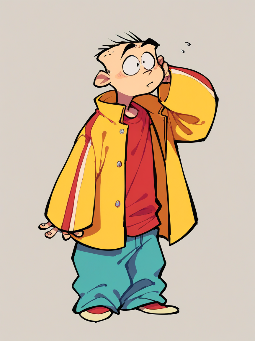 score_9, score_8_up, score_7_up, score_6_up,    <lora:ededdneddyXLP:0.9> ededdneddy, 1boy, yellow jacket, solo, tall,