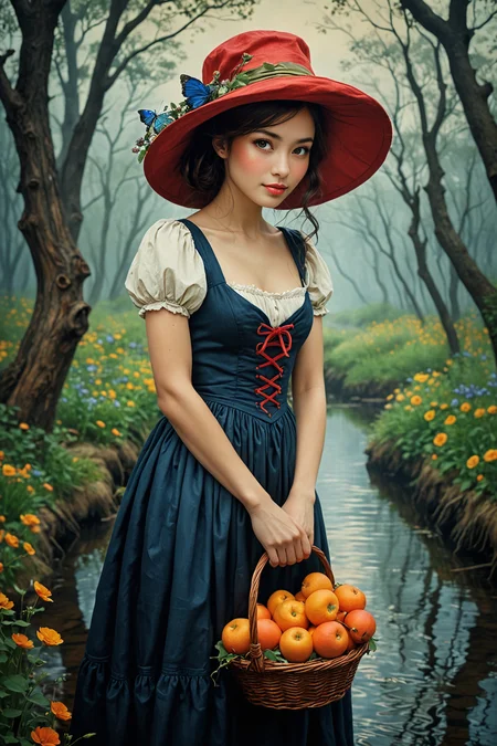 by Natalia Rak and Peter Lik in the style of Duy Huynh and Arthur Rackham