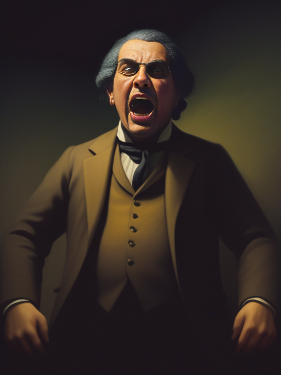 <lora:sd_xl_offset_example-lora_1.0:0.8>, A painting that represents greed, fear, anger, and ignorance in the style of Goya, Hogarth, and Zapata, dark shadows, chiaroscuro, dramatic contrast, vivid colors, expressive brushstrokes, captivating, emotional, powerful, thought-provoking