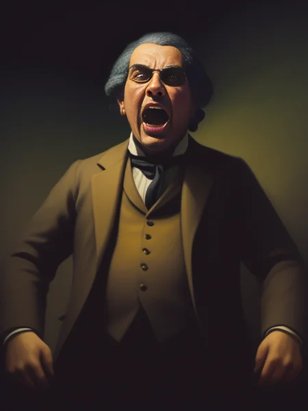 <lora:sd_xl_offset_example-lora_1.0:0.8>, A painting that represents greed, fear, anger, and ignorance in the style of Goya, Hogarth, and Zapata, dark shadows, chiaroscuro, dramatic contrast, vivid colors, expressive brushstrokes, captivating, emotional, powerful, thought-provoking