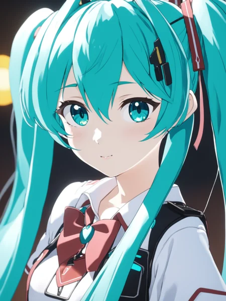 beautiful age 18 girl, (anime screencap), aqua hair, hatsune miku, twin tails, sexy, beautiful, dslr, 8k, 4k, natural skin, textured skin, pixiv, depth of field, cinematic compotision, best lighting, cowboy shot