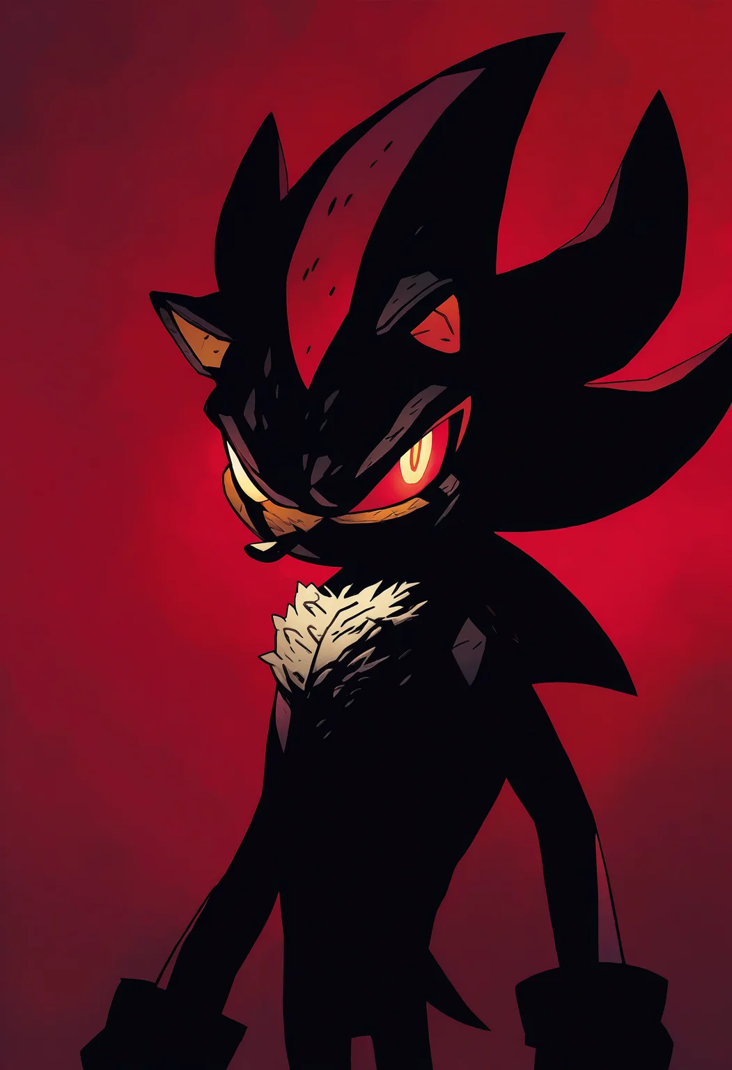 1boy, solo, shadow the hedgehog, glowing eyes, red theme,
masterpiece, best quality, <lora:Mike_Mignola-guy90-Illust-Lycorisv1:1> alomik