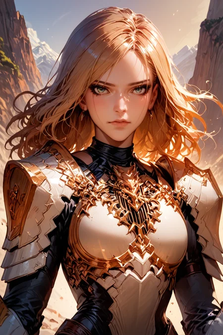 score_9, score_8_up, score_7_up, defkisara, armor,shoulder armor,pauldrons,jewelry,earrings,gloves,breastplate,black bodysuit,black gloves, pelvic armor, <lora:Expressive_H:0.69> Expressiveh, dangle earrings, mountain landscape, volumetric lighting <lora:Kisara - Tales of Arise - Pony-000003:0.95> <lora:Fant5yP0ny:0.8>