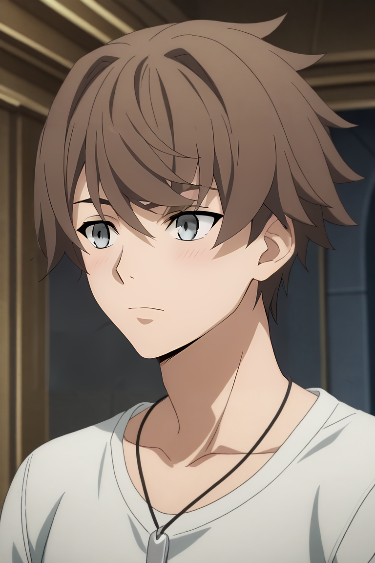 score_9, score_8_up, score_7_up, source_anime, , anime screencap, anime coloring, official style, , upper body, depth of field, 1boy, solo, male focus, <lora:kanata_synduality_noir_pony:0.96>, kanata_synduality_noir, brown hair, grey eyes, , The Palace of Dreams, , <lora:sdxl_lightning_8step_lora:1>