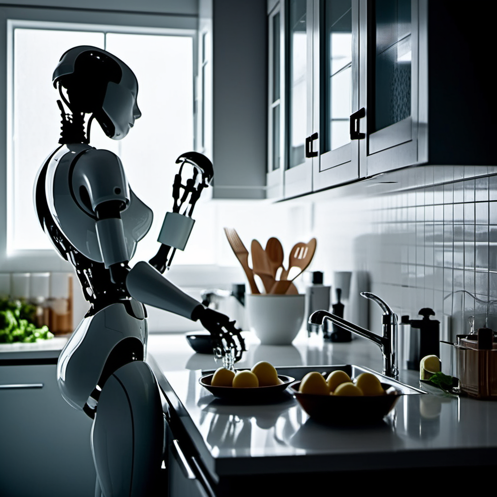 Allisfulloflove1024, robot,doing dishes in a kitchen, full body,  highly detailed, photography, ultra sharp, film, bokeh, professional, 64k <lora:add-detail-xl:1.5> <lora:Allisfulloflove1024:0.7>