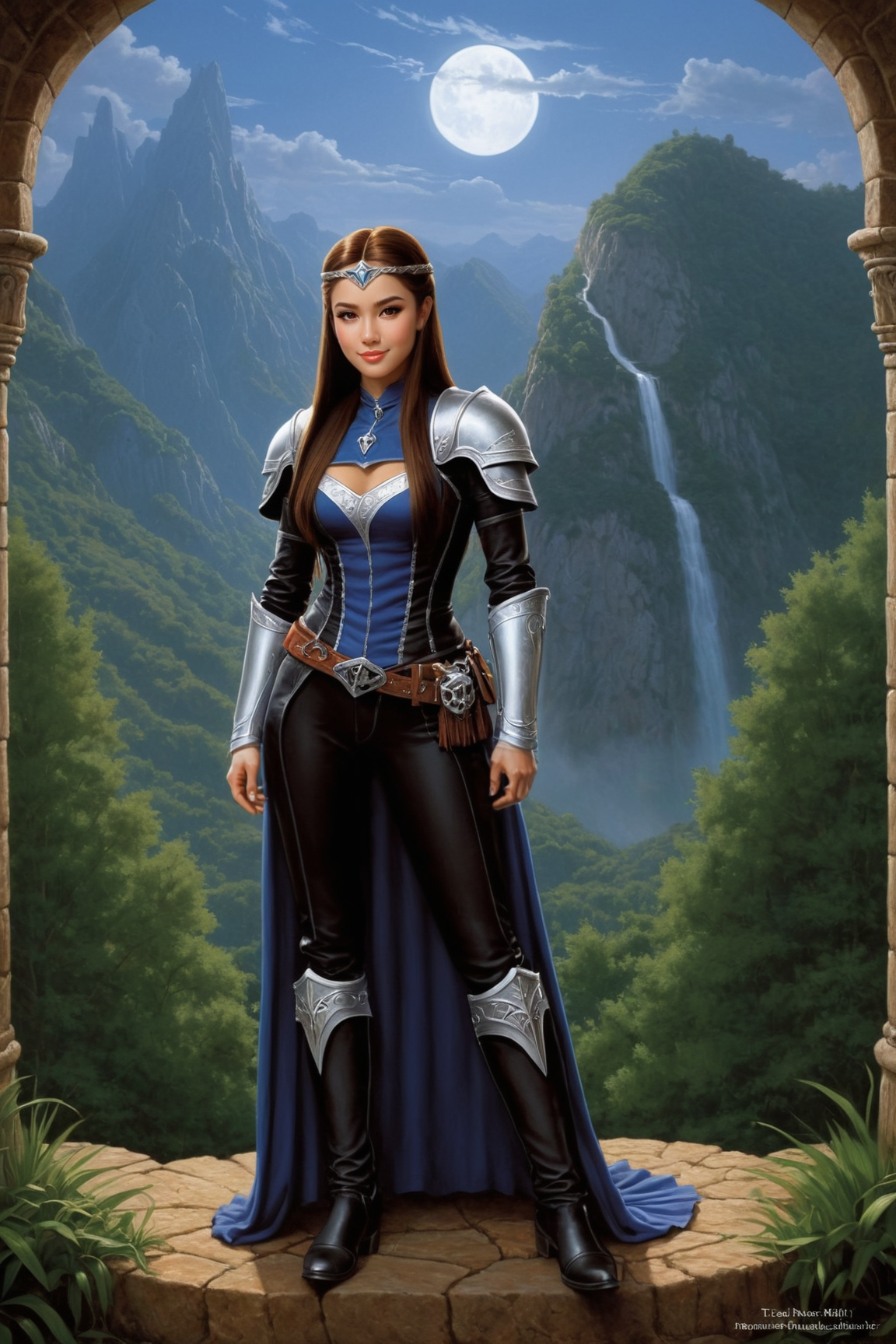 by Ted Nasmith and [Lori Earley|Alexandr Averin] in the style of [Steve Dillon:Mark Lovett:0.25]