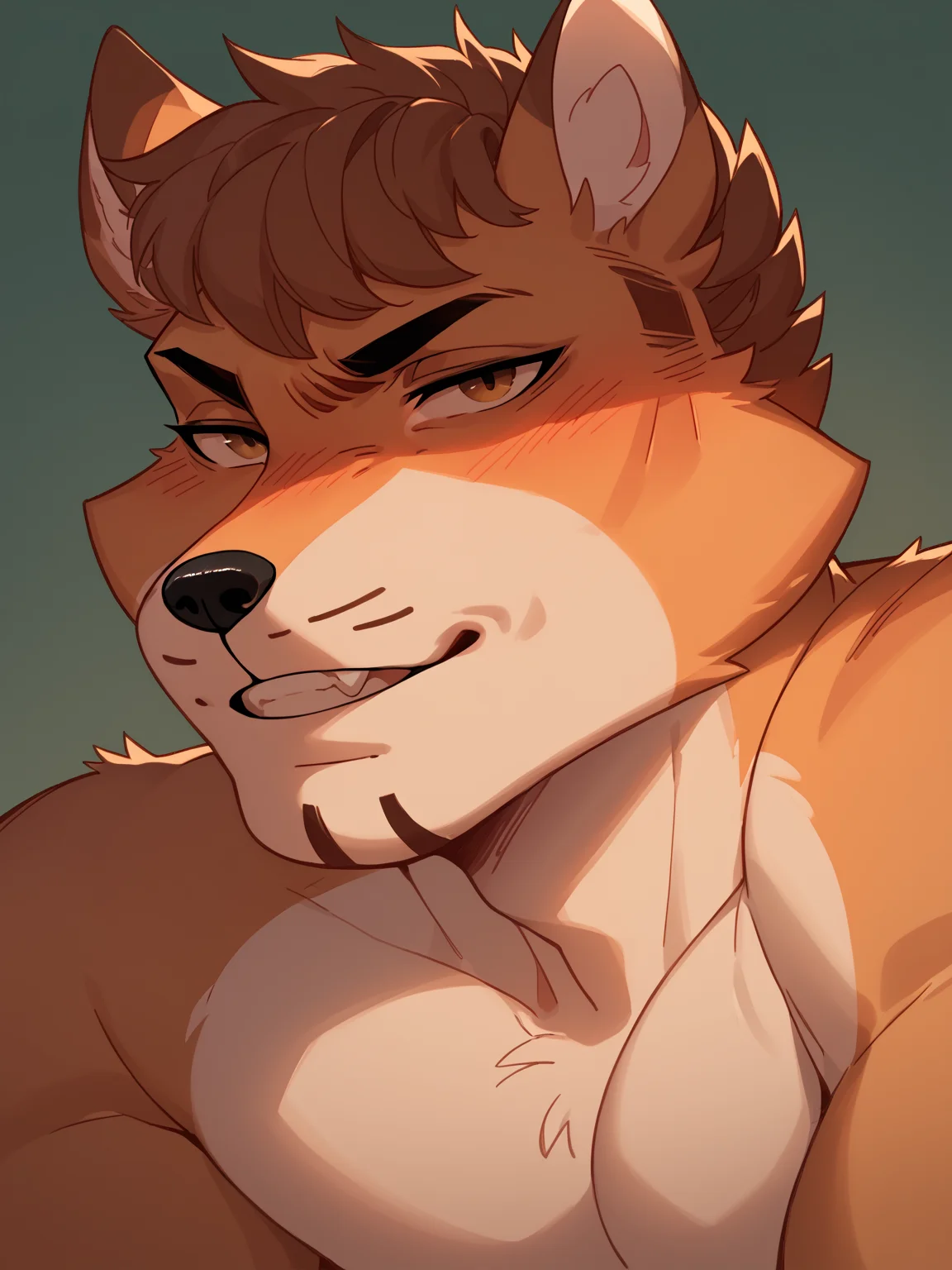 score_9, score_8_up, score_7_up, high quality, hires, male, solo, anthro, furry, seductive, seducing, looking at viewer, <lora:RoyРой:1>