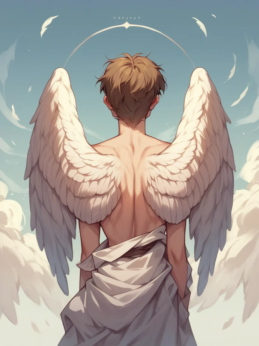 score_9, score_8_up, score_7_up, score_6_up, score_5_up, score_4_up, 1, w1ngs, <lora:w1ngsXLP:0.7> 1girl, angel wings, from behind,