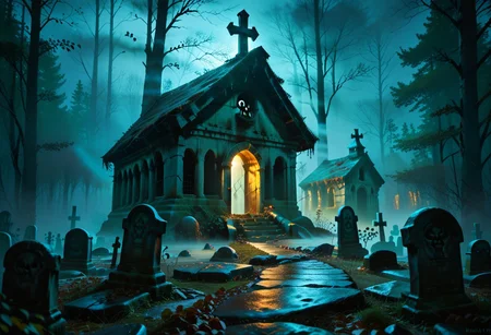 score_9, score_8_up, score_7_up, score_6_up,
Break,
(Detailed spooky grave yard:1.4), (tombstones in background), (old spooky forest in background), (soft low lighting:1.3), (black sky:1.4), (extremely foggy:1.5),
Break,
(Realistic photograph), (8KHD), (painstakingly detailed),