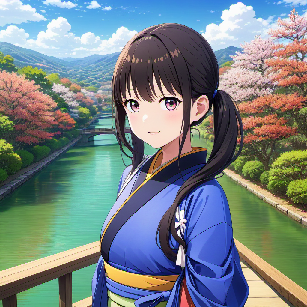masterpiece,best quality,extremely detailed 8K wallpaper,1girl,inoue takina,kimono,