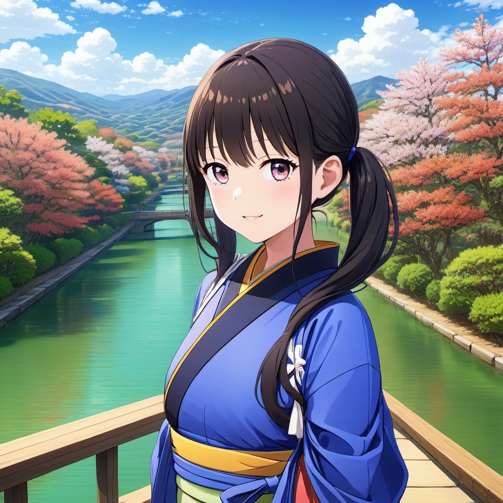 masterpiece,best quality,extremely detailed 8K wallpaper,1girl,inoue takina,kimono,