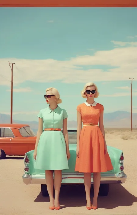 masterpiece,best quality,<lora:tbh260-sdxl:0.9>,illustration,style of Kourtney Roy, portrait of family