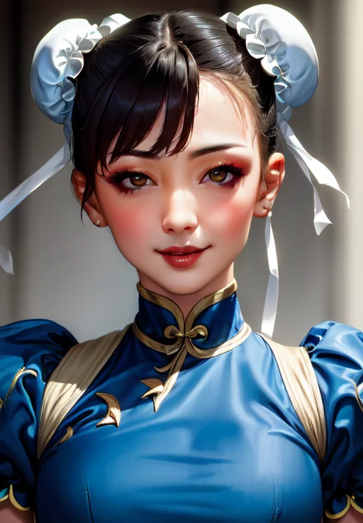 (Photo:1.3), highdetail, <lora:chun-li:0.8>, chun-li, 1girl, solo, smirk,, (seductive, alluring, charming:1.3), (ultra-high res, high details, absurdres:1.3)