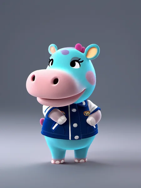 best quality,master piece, highly detailed,acs style,close up of a cute Hippo wear coat standing,solo,simple background,octane render, volumetric, dramatic lighting,<lora:acs-000015:0.9>
