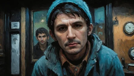 Positiv Clip L
(impressionist painting,:1.4) an award-winning, of a man,
Positive Clip G
(impressionist painting,:1.4) an award-winning, of a skinny Gothic man that captivates the viewer. his dark eyes exude depth and penetration. The dark lips lend a mysterious sensuality to his expression. This close-up captures the intensity and captivating allure of Gothic aesthetics in a single moment, sunset in the background,
---------