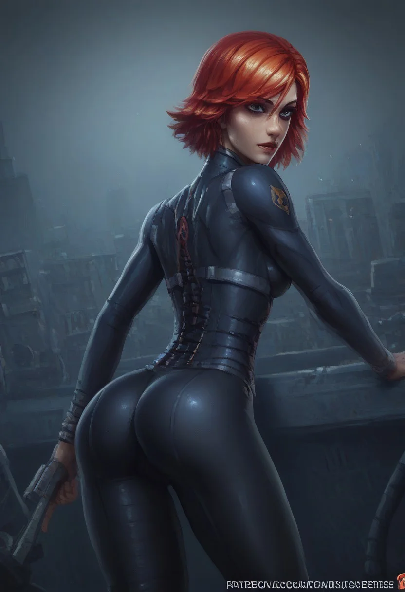score_9, score_8_up, score_7_up, score_6_up, score_5_up, score_4_up, masterpiece, perfect face, perfect eyes, 4ng3l face, neon club, night time, sexy girl, 1girl, solo, , xjoannax, red hair, short hair, multicolored hair, hair over one eye, bright blue eyes, cute face, score_9, score_8_up, score_7_up,, detailed face , motion lines, speech bubbles, eye contact, sweating, , multicolored hair, dark lips, , medium breasts, thought bubble, black lips, wet skin, dark pink lips, cheerful, detailed background, factory, machines, hands on table, arched back, 2girls, zeronis, Expressiveh, ganassa, standing, from behind, ass focus, leaning forward, ass support, ass focus, Callidus assassin, black bodysuit, wrist blade, no mask
<lora:Zeronis_Style:0.8> zeronis,
<lora:Expressive_H:0.6> Expressiveh,
<lora:princess_pony_v1:0.5>,
<lora:PulenKompot-Ganassa Style-PonyXL:0.5> ganassa,
<lora:add-detail-xl:5>,
<lora:rias-pdxl-nvwls-v1:1>
<lora:Bubble Butt_alpha1.0_rank4_noxattn_last Slider:2.5>,
<lora:Ass Adjust_alpha1.0_rank4_noxattn_last:0.2> ,
<lora:Callidus_Assassin_WH40K:1> Callidus assassin, black bodysuit, wrist blade, no mask