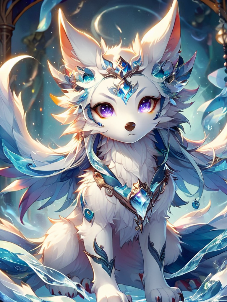 ral-dreamguardian, dream guardian [fire|ice|earth|water],[human|animal], [fox|wolf|animal|bird|dog|dragon] <lora:ral-dreamguardian-sdxl:1>