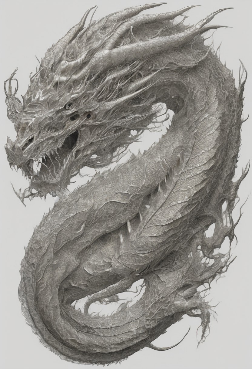 (((A fabulous dragon made of flesh)))