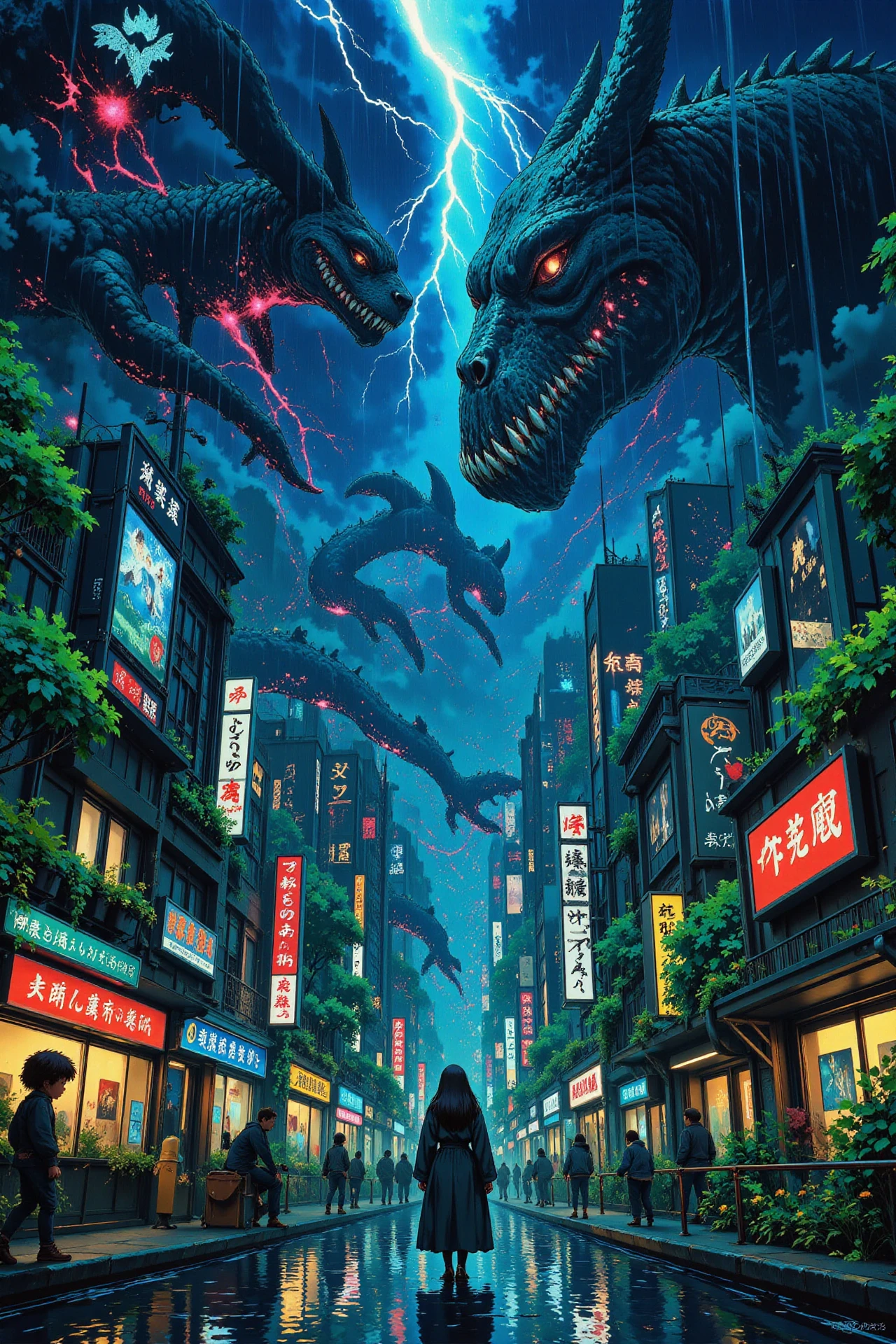 the city of animals beautiful  anime landscape, rain and storm, woman, very intricate, very detailed, sharp, bright, colorful, <lora:Hand v2:0.5> <lora:Anti-Blur:1><lora:Insane Detail Slider:0.25>  <lora:flux.1_lora_flyway_Epic-detail_v2:0.3> <lora:fluxenhancer:0.25> <lora:ROWER:0.6> <lora:flux-charmer-v1-1:0.4>>  <lora:Anime_style:1> anime style