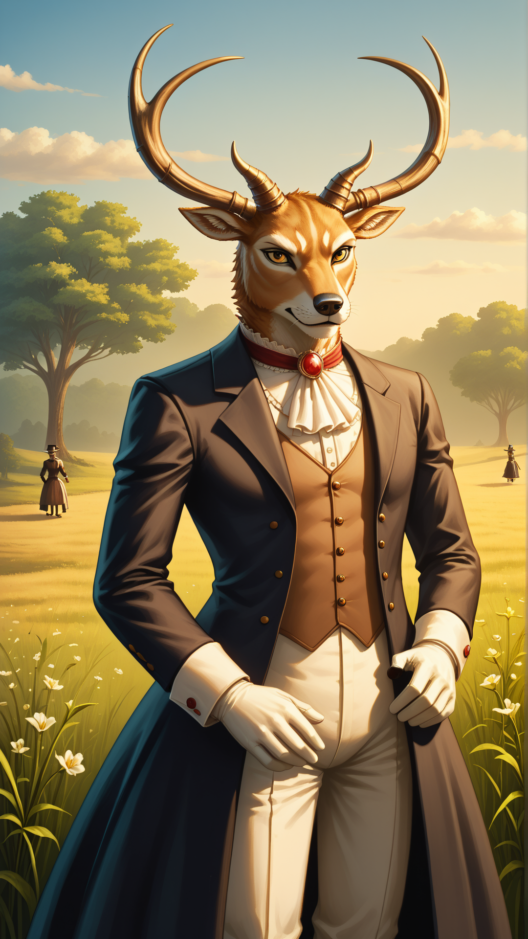 <lora:HornyfierPDXL:1>Hornyfier anthropomorphic art of a detective wolf, victorian inspired clothing by artgerm, victo ngai, ryohei hase, artstation. highly detailed digital painting, smooth, global illumination, fantasy art by greg rutkowsky, karl spitzweg, (Masterpiece:1.3) (best quality:1.2) (high quality:1.1)