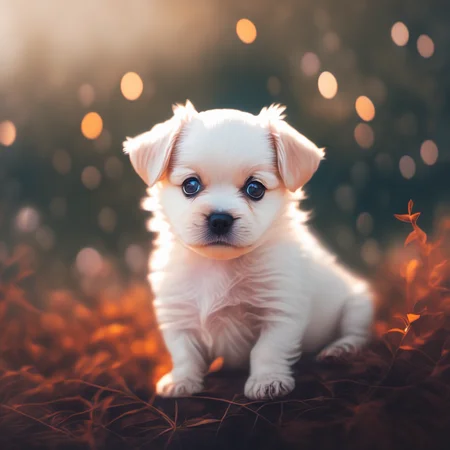 <lora:[XL]focus:1>A cute little dog