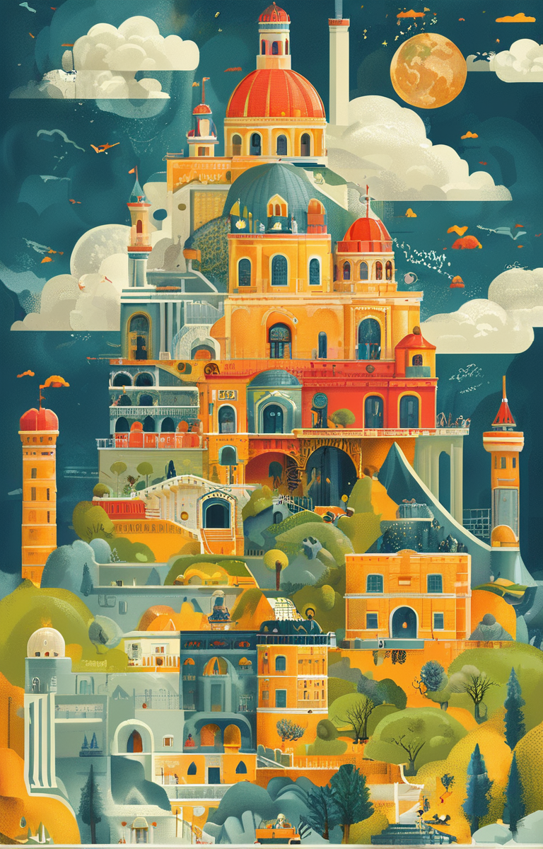 masterpiece,best quality,<lora:tbh245-sdxl:0.9>,illustration,style of Infographic portrait of family
