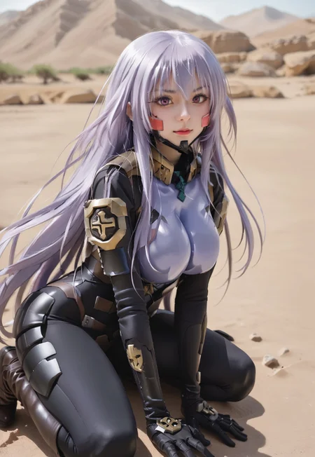 safe_pos, (score_9:0.9),score_8_up,score_7_up,rating_safe,anime style,(zPDXL),(zPDXL3),<lora:The Iris Swordsoul ponyXL v1.1:0.76>,purple eyes,light purple hair,fleurdelis, the iris swordsoul, 2girl, double, smile, large breasts, upper body, looking at viewer, closed mouth, blue detached sleeves, white leotard, sitting, light smile, brown boots
schwarzesmarkenfortifiedsuit, pilot suit, impossible bodysuit,red eyes,,desert,schwarzesmarkenfortifiedsuit, pilot suit, impossible black bodysuit, whole body, crawl on all fours, Sexy