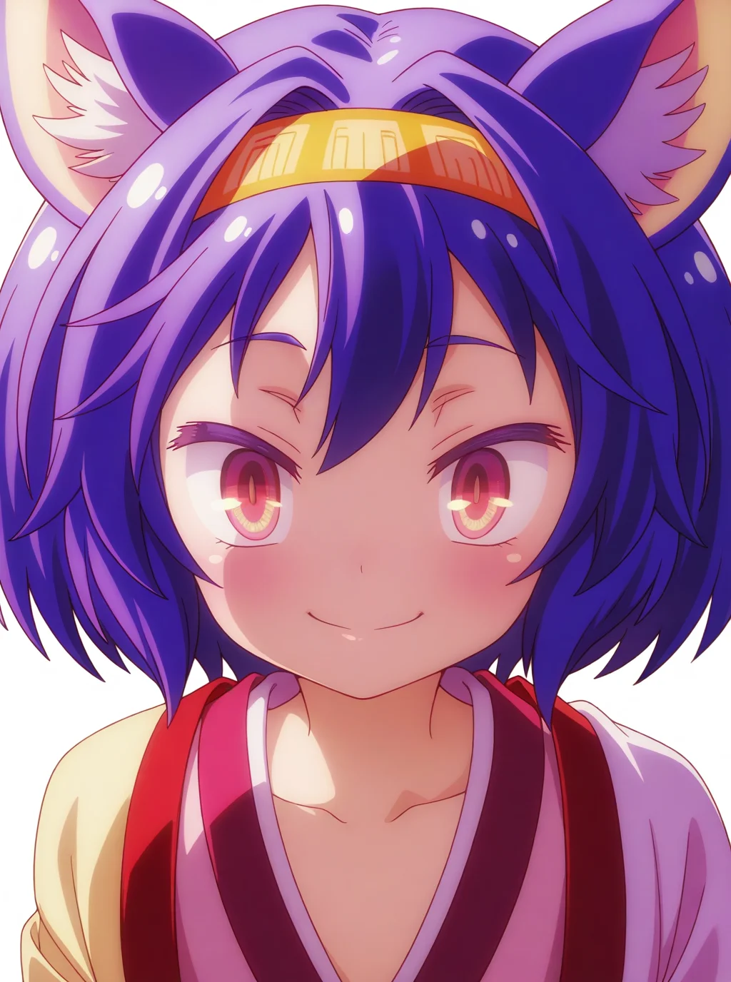 best quality,amazing quality,<lora:izuna:1>,izuna,smile,portrait,