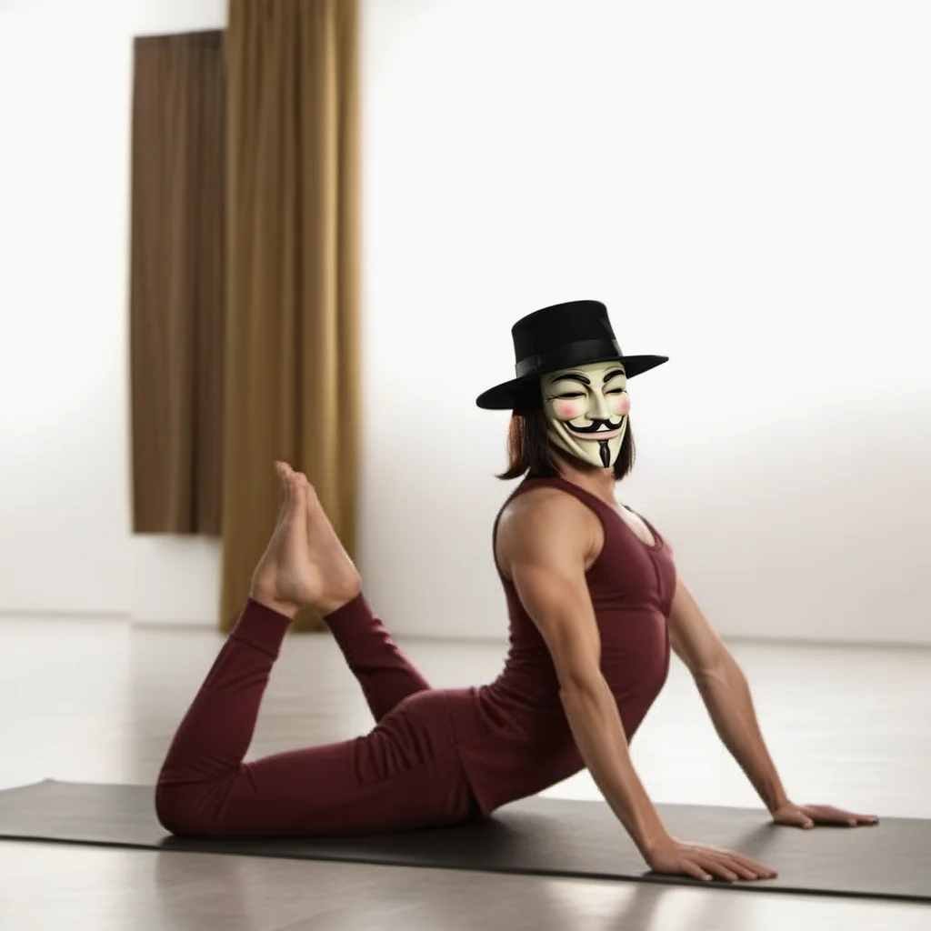 V1024, a man with a guy fawkes mask and a hat, full body , yoga pose, detailed eyes, highly detailed , photography, ultra sharp, film, bokeh, professional, 4k, highly detailed <lora:add-detail-xl:1.5> <lora:V1024:0.8>