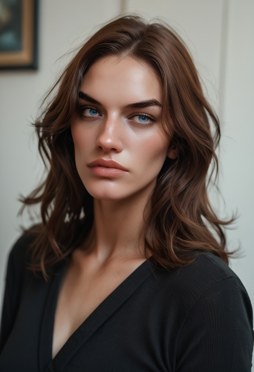 score_9, score_8_up, score_7_up, score_6_up, score_5_up, score_4_up,, Josy-PXL, Josy, brown hair, portrait, <lora:Bella-PXL:1> BellaPxl, Bella, brown hair, blue eyes