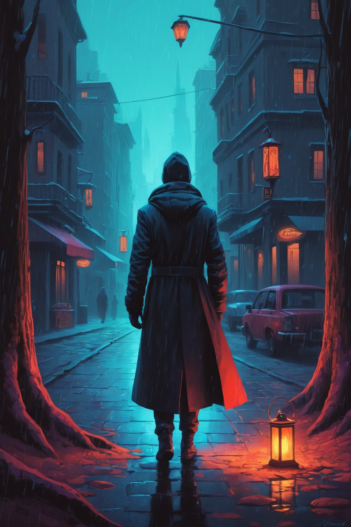 by Alena Aenami and [Cyril Rolando|Noah Bradley] in the style of [Simon Bisley:Bill Carman:0.25]
