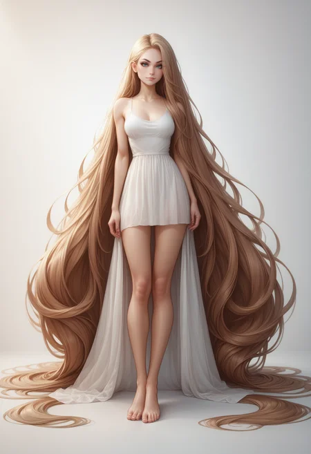 score_9_up, score_8_up, score_7_up, 1girl, absurdly long hair, legs, feet, standing, <lora:FloorLengthHair:0.7>