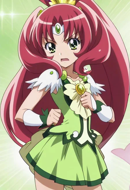 detailed background, shiny skin, <lora:curemarch.pony:1>, curemarch,, , ,,,,,,anime coloring, anime screencap, 1girl,Solo ,, anime,,,,official art, Uncensored ,Unedited ,,,,