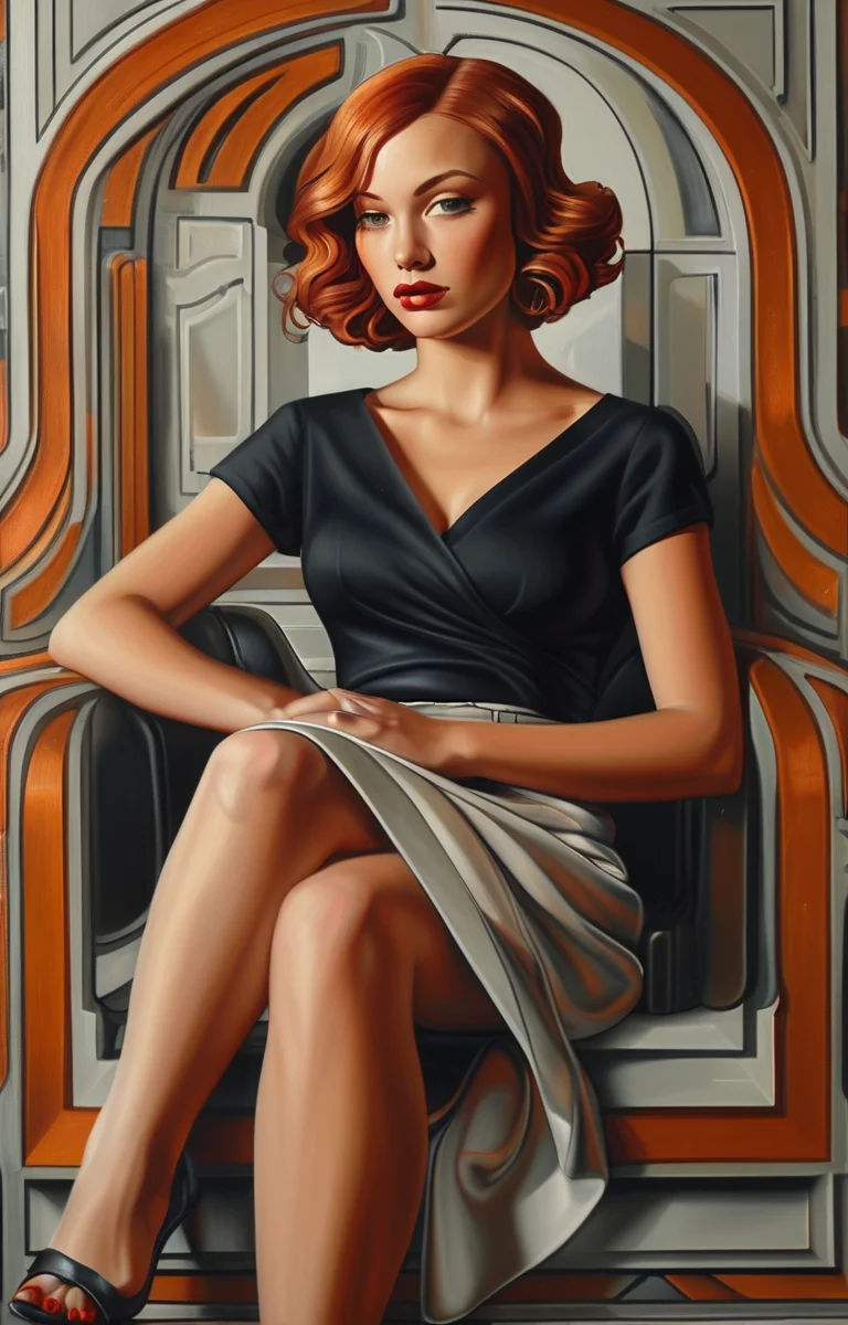 masterpiece,best quality,<lora:tbh205-sdxl:0.9>,illustration,style of Catherine Abel tech genius teenage girl