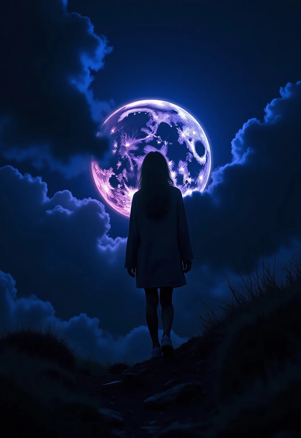 aidmaimageupgrader, a high quality digital image of Just close your eyes, Forget your name,
Forget the world, Forget the people, they glow at night