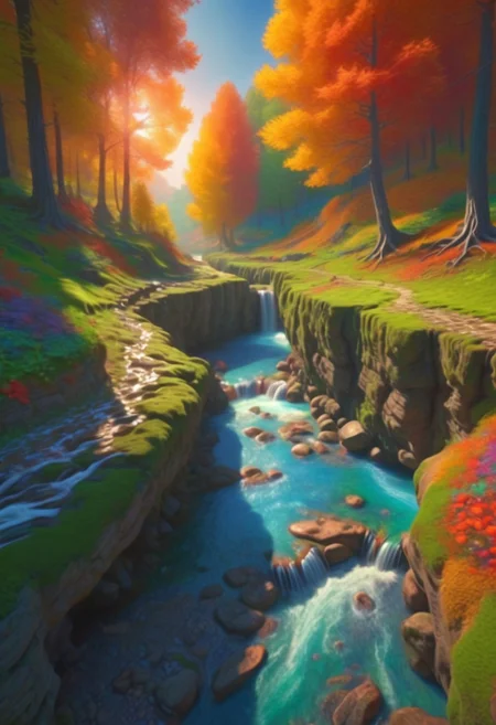 Canon EOS 5D Mark IV, a photo of a river with trees and a sun, colorful landscape painting, colorful, vibrant, vivid, beautiful fantasy painting, surreal colors, dream scenery, uhd 8k, romanticism landscape painting, colorful image, illusion, hidden image, by RHADS, hypermaximalist, alluring, cinemascope, dynamic lighting, ray-tracing,
behance, subpixel reticulation, chroma-key, grandiose, hypermaximalism.
<lora:helios2:0.321> <lora:detailed_notrigger:0.876> <lora:DetailedEyes_V3:0.765> <lora:luxart:0.654>