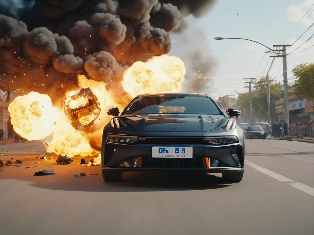 zeekr 001,<lora:zeekr 001:1>,
Car accident,explosion,flying though a paradox,cinematic scene,scenery,detailed background,masterpiece,best quality,high quality,highres,absurdres,very detailed,high resolution,sharp,sharp image,8k,multicolored,colorful,vivid,award winning,stunning,amazing,masterpiece,best quality,, masterpiece, best quality,