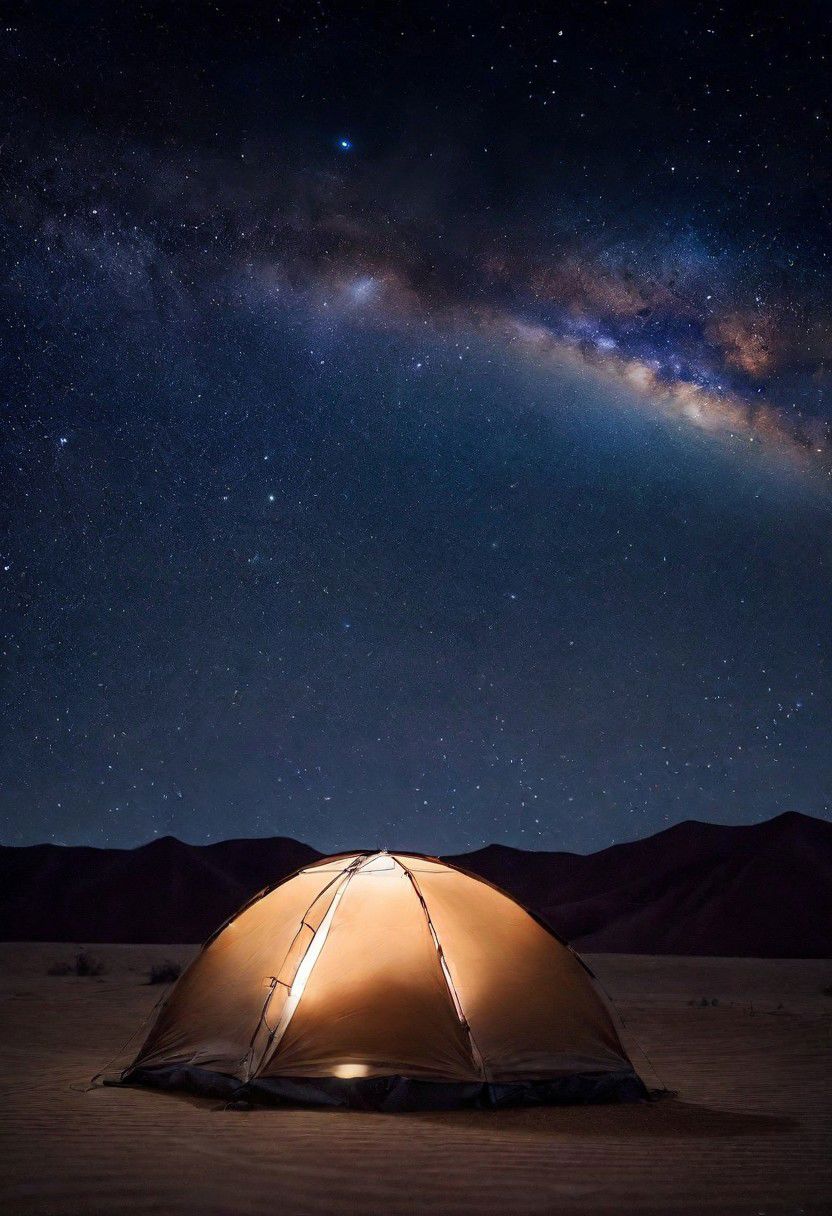 Chiahuahuan desert under a protected Dark Sky. Lying in our bed, we could see the bands of the milky way.  Painstaking Attention To Details