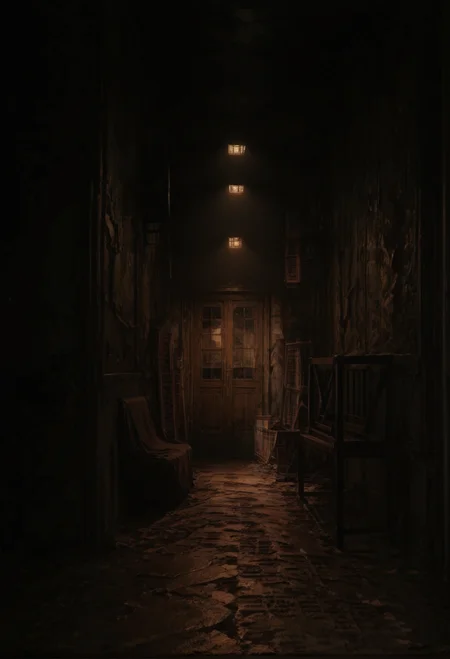 ,ruanyi1117,dark,indoors,door,light,<lora:1117 silent hill background 3_v1_pony:0.9>, score_9, score_8_up, score_7_up, score_6_up, score_9, score_8_up, score_7_up, score_6_up source_anime, blush, 1girl, seduce smile, perfect body , natural huge breasts