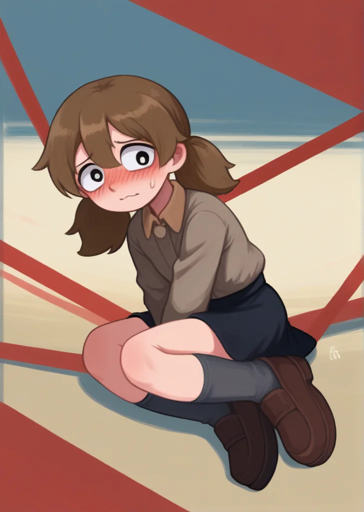 score_9, score_8_up, score_7_up, score_6_up, source_anime, zPDXL, <lora:ALTXL_pony_0061_8:2>, BREAK
portrait , solo, <lora:Sumirechan-30:0.8>, twintails, brown hair, brown shirt, black skirt, grey socks, brown shoes, nervous, blush, shy,