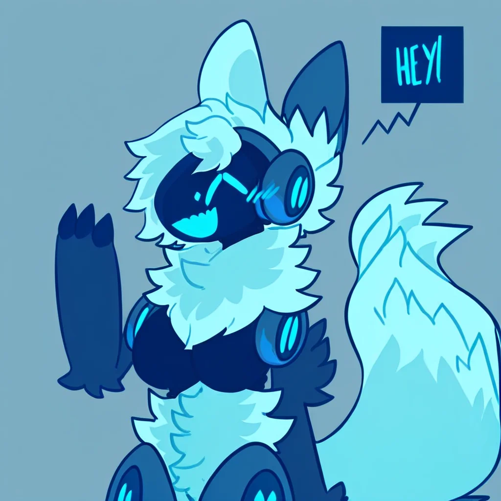 1girl, standing 1girl, 1girl single person, protogen, protogen visor, protogen face, furry, zestylemons_style, big breasts,