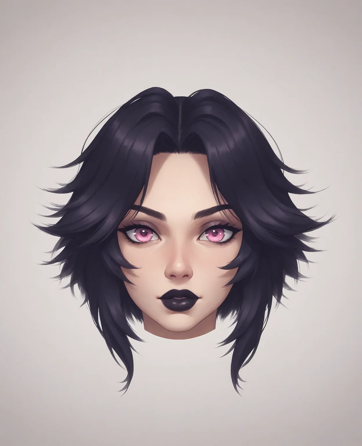 score_9,score_8_up,score_7_up,score_6_up,score_5_up,score_4_up
BREAK only_head,head of najimi osana, pink eyes,makeup,black lipstick <lora:sdxlpony_onlyhead-v2:1> <lora:pytorch_lora_weights:1>