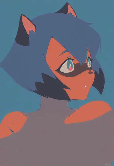 Score_9, score_8_up, score_7_up,
, source_anime, solo, female,   <lora:blending:0.7>
Michiru Kagemori, large breasts 
, blending,  blue background
, [[[[lineless]]]], (detailed),
 upper body,