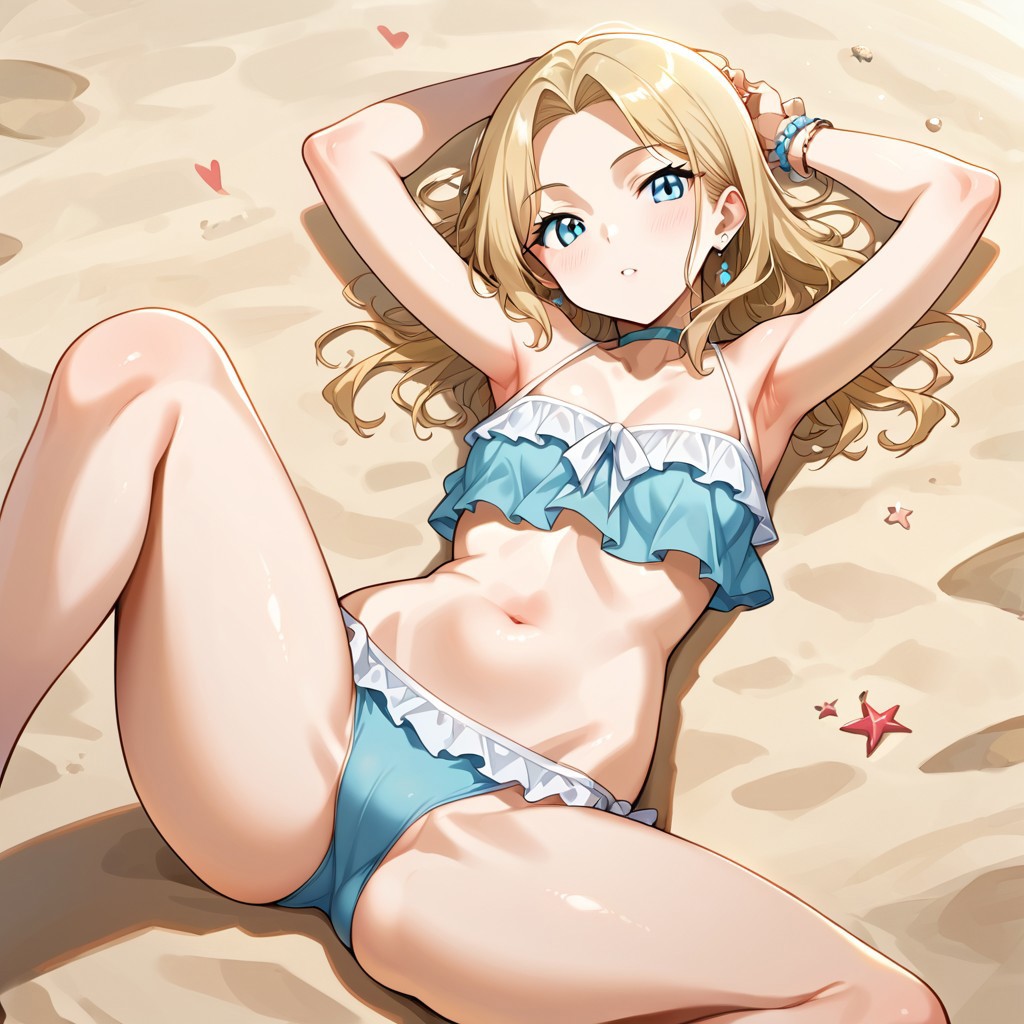 score_9, score_8_up, score_7_up, 3r1k4, on beach, source_anime, ntm