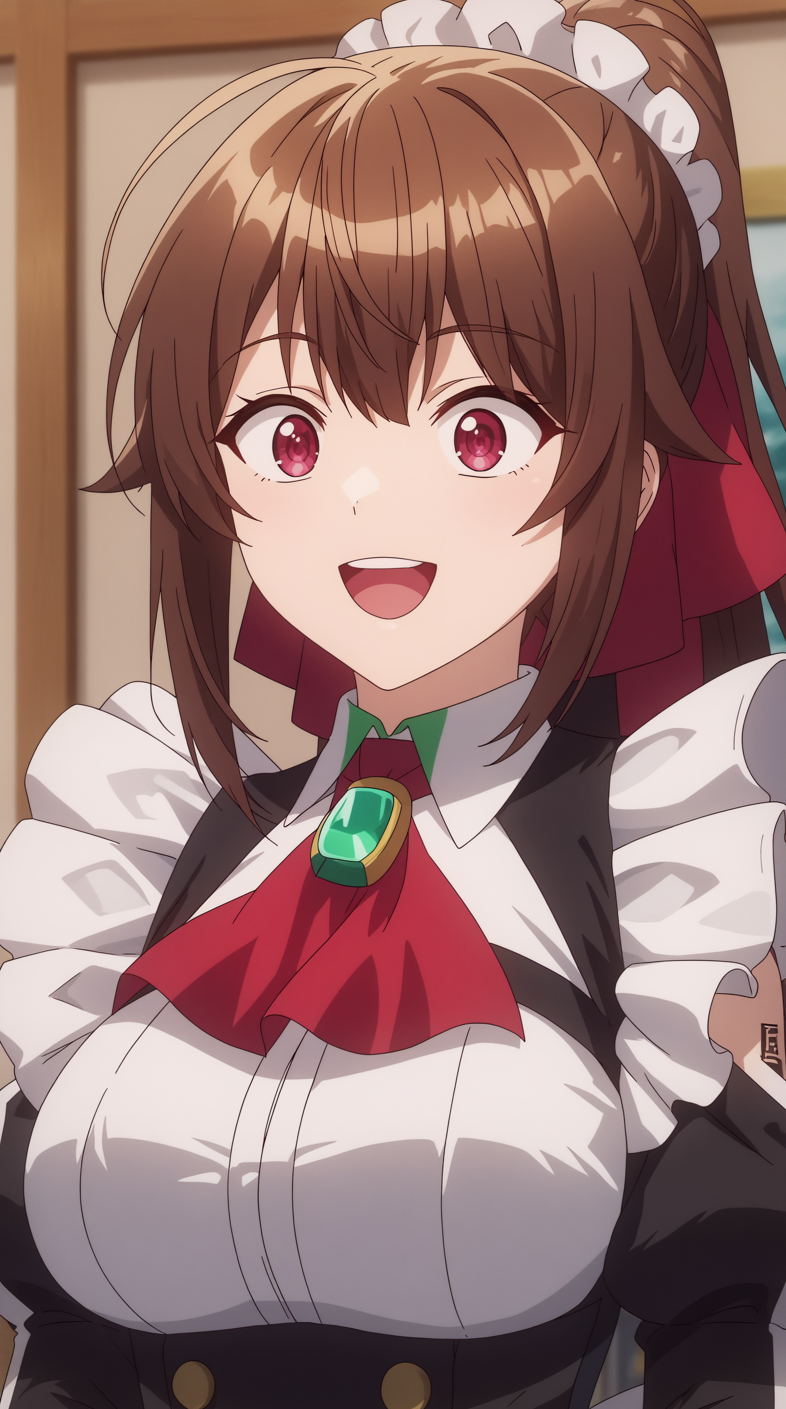 score_9, score_8_up, score_7_up, best background, detailed background, 4k, upscale, anime_source  Amagi, Main Outfit, solo, smile, upper body, surprised, indoors, open mouth  <lora:JN_Amagi_Pony:0.8>