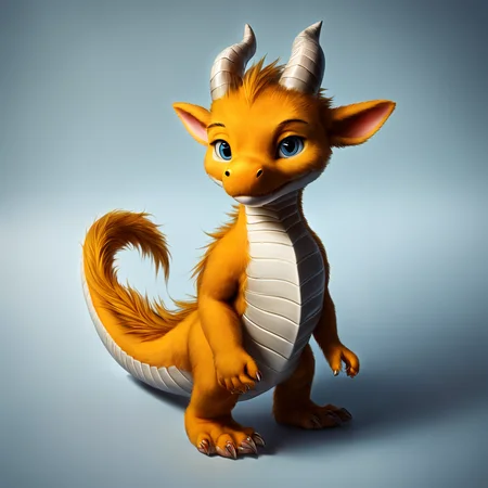<lora:CubFurry_v1:1>,furry,solo,looking at viewer,cub,puppy,full body,dragon,dragon tail,dragon_horns,, ultra-detailed, 8K resolution, photorealistic, sharp focus, intricate textures, high definition, cinematic lighting, volumetric lighting, hyper-realistic, extremely fine details, vivid colors, perfectly clear, smooth edges, dynamic shadows, stunning visual depth, crisp and clean.âââ
