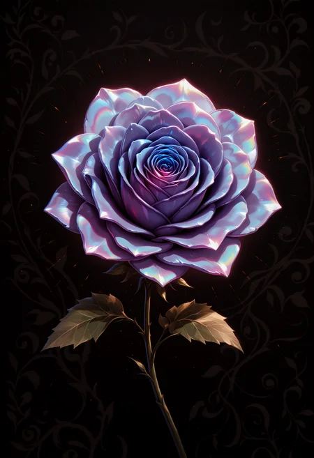 himitsu \(hi mi tsu 2\), reiq,
(very awa, masterpiece, best quality:1.2), general, lineart:1.2, genshin impact,
close-up,plant focus, (Iridescent rose:1.5), no humans,
iridescent:1.2, 1r1d3sc3nc3,chromatic abberation, light particles, black background, (shiny, abstract:0.7), underlighting:1.2,
<lora:NOOB_vp1_detailer_by_volnovik_v1:0.7> <lora:1r1d3sc3nc3XL:0,6> <lora:spo_sdxl_10ep_4k-data_lora_webui:1>