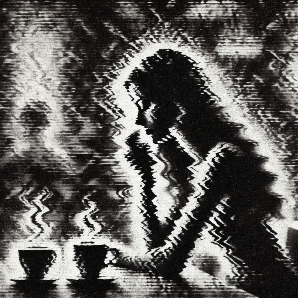 interferenze girl in a cafe<lora:interferenze :1>